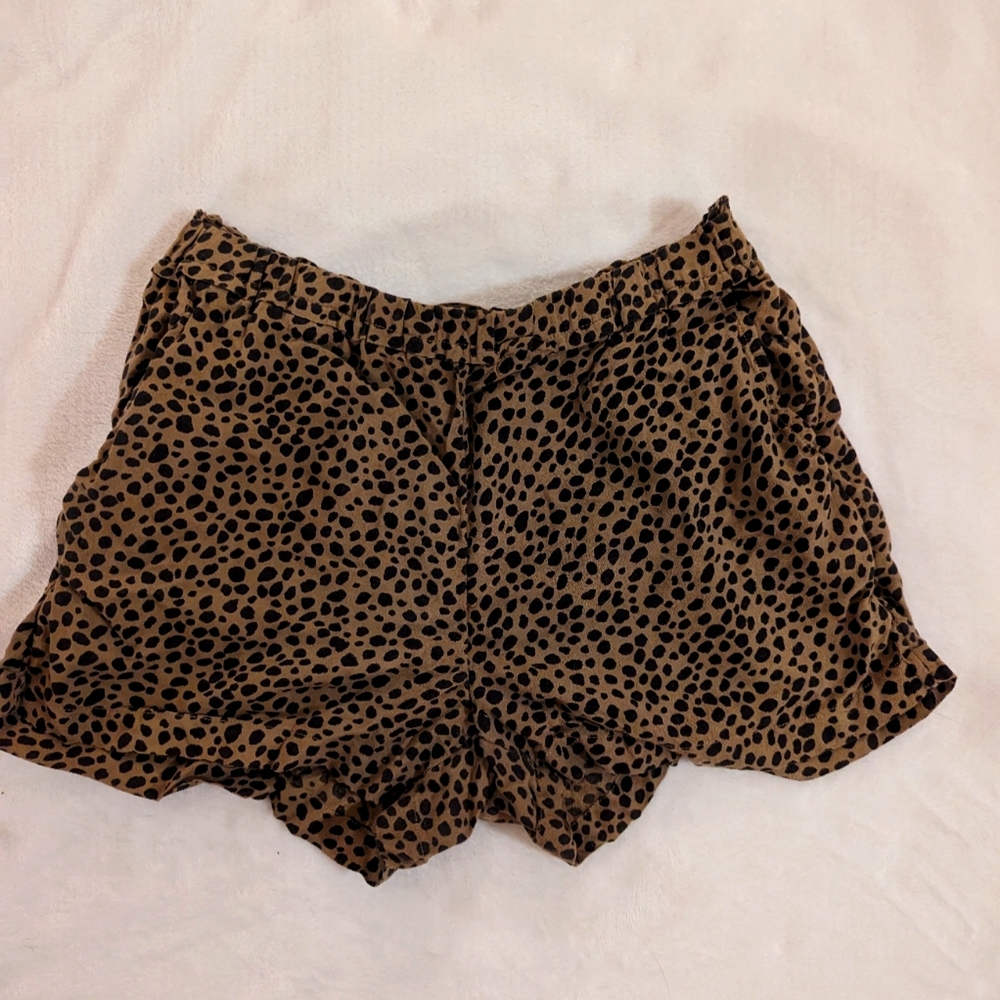Leopard Print Shorts